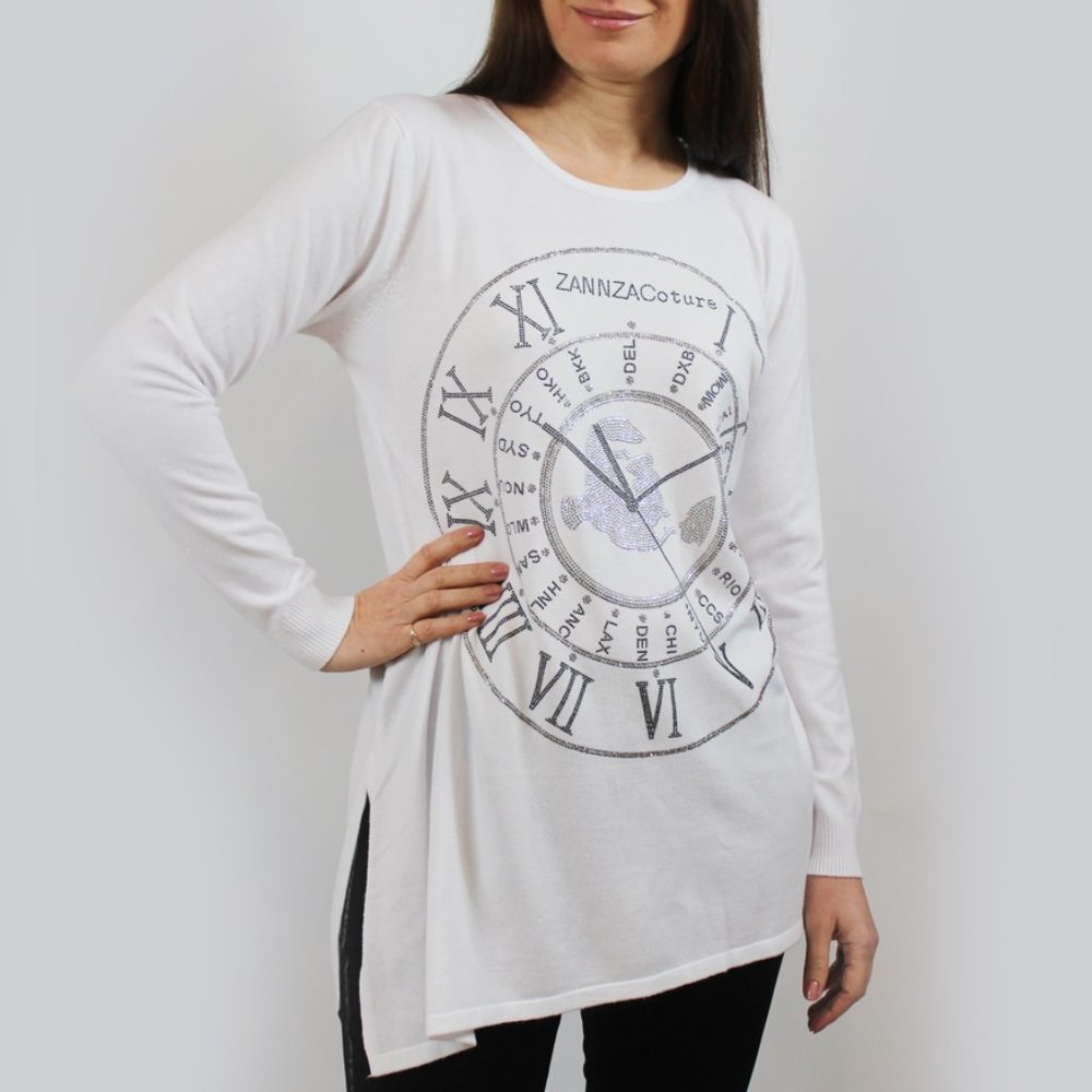 Diamonds worldwide clock sweater-SW20-99991